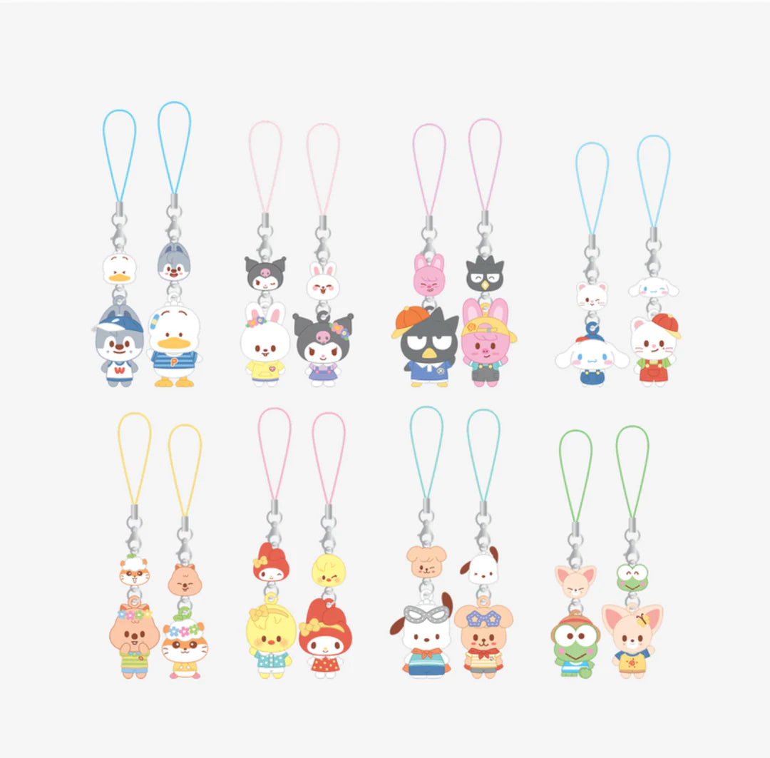 Straykids: Skzoo X Sanrio Characters - Mini Figure Couple Keyring [Pre-Order]