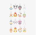 Straykids: Skzoo x Sanrio Characters - Secret Flocked Figure Keyring [Pre-Order]
