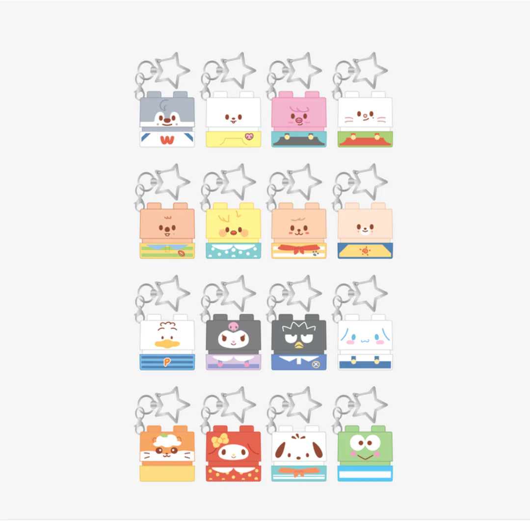 Straykids: Skzoo x Sanrio Characters - Secret Block Stamp [Per-order]