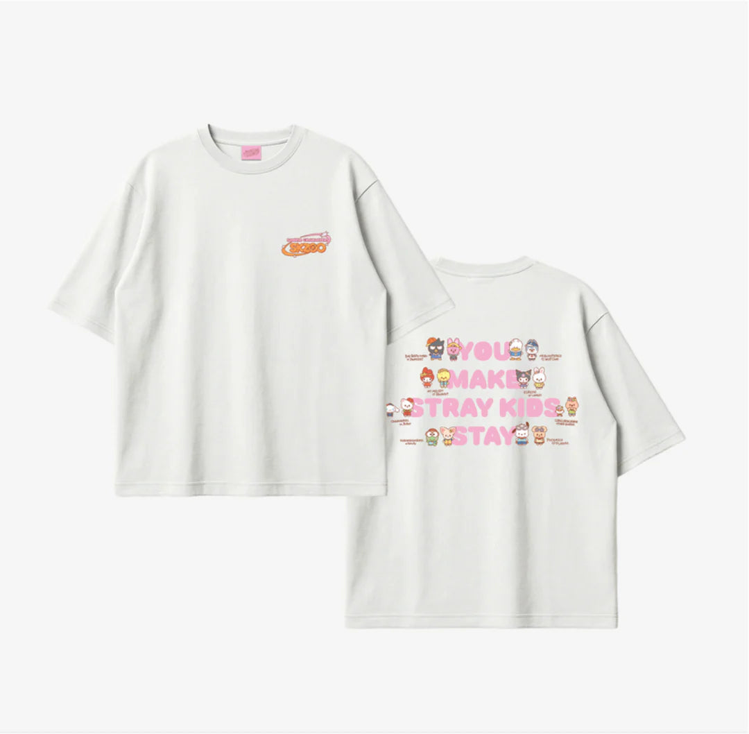 Straykids: Skzoo x Sanrio Characters - T-shirt [Per-order]