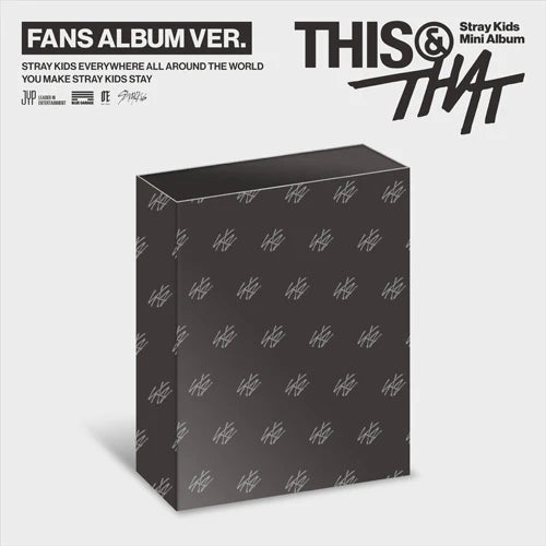 Straykids: THIS & THAT Album: Fans Album Ver. [Pre-order]